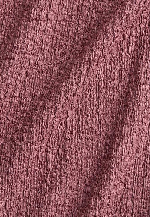 H&M - Overlock-detail crinkled dress - old rose