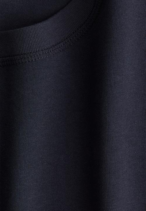 H&M - Oversized cotton t-shirt - navy blue