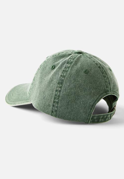 Rubi - Classic dad cap- always broke/deep green wash