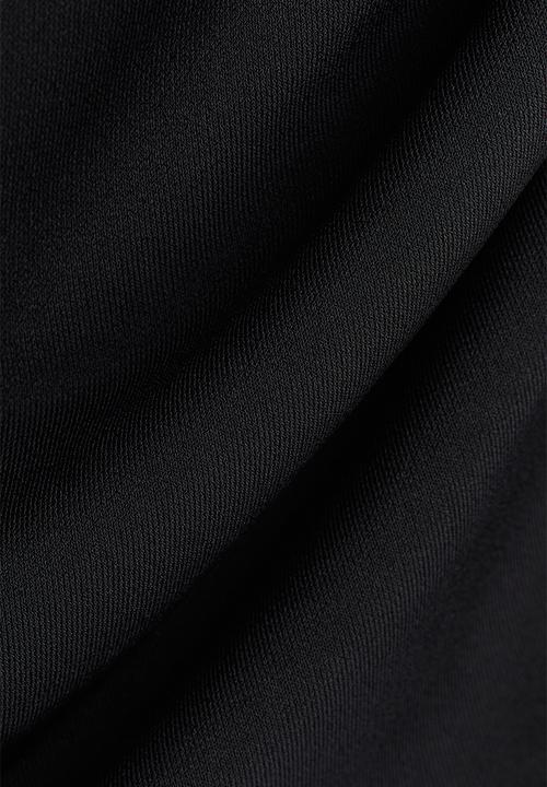 H&M - Draped turtleneck top - black