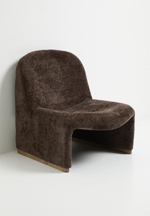 Sixth Floor - Harods Occasional Chair- Chocolate