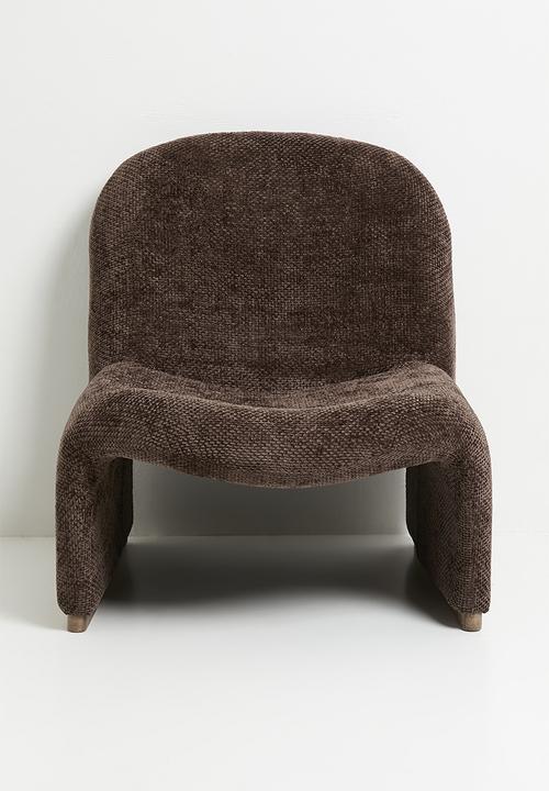 Sixth Floor - Harods Occasional Chair- Chocolate