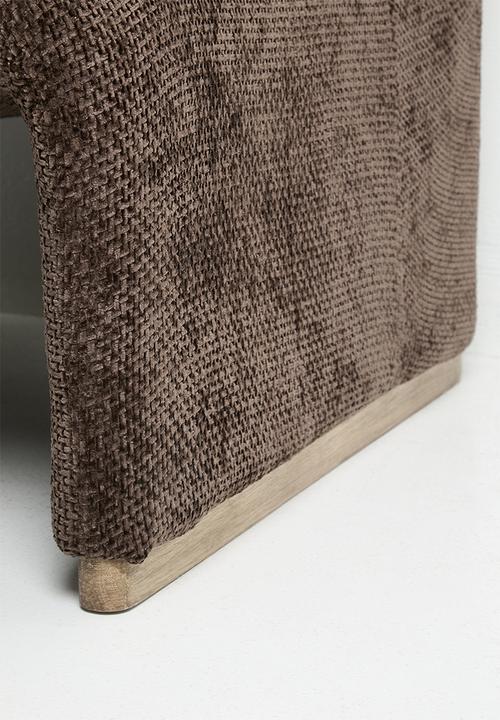 Sixth Floor - Harods Occasional Chair- Chocolate