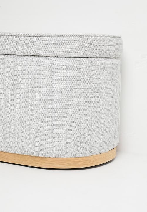 Sixth Floor - Theo Storage Bench Ottoman - Grey