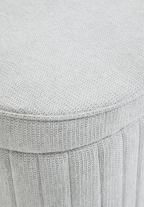 Sixth Floor - Theo Storage Bench Ottoman - Grey