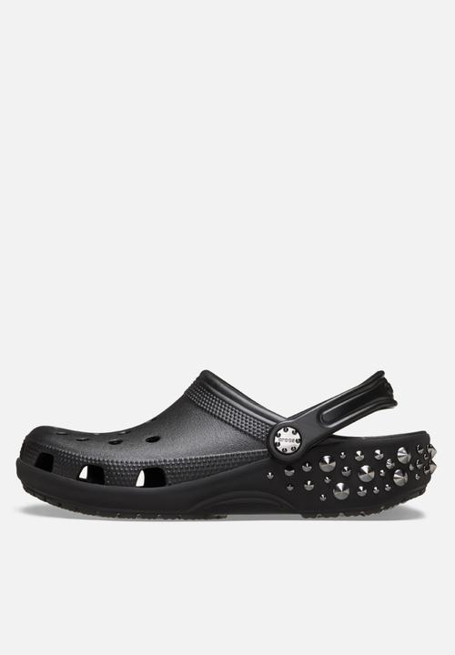 Crocs - Classic sic studded clog - black