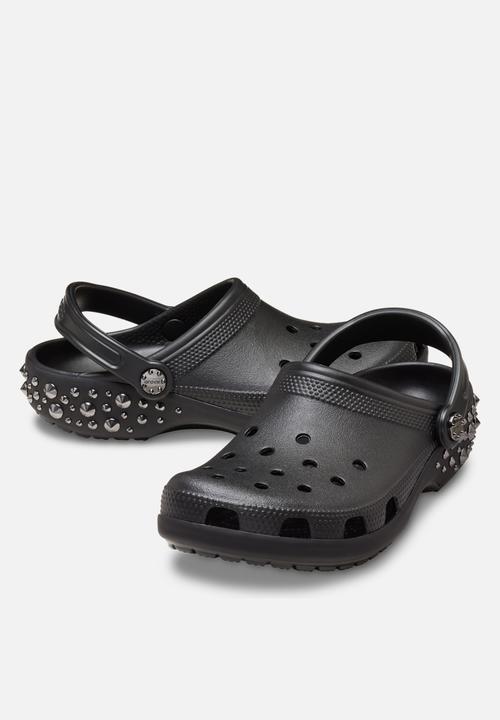 Crocs - Classic sic studded clog - black