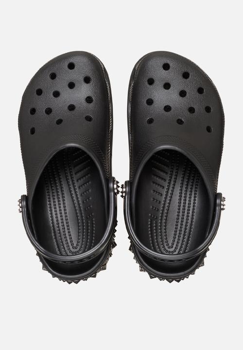 Crocs - Classic sic studded clog - black