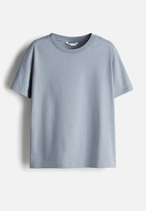 H&M - Cotton t-shirt - grey-blue
