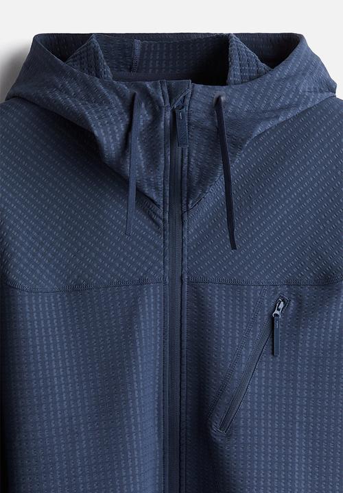 H&M - Regular fit mid layer jacket with drymove™ - navy blue