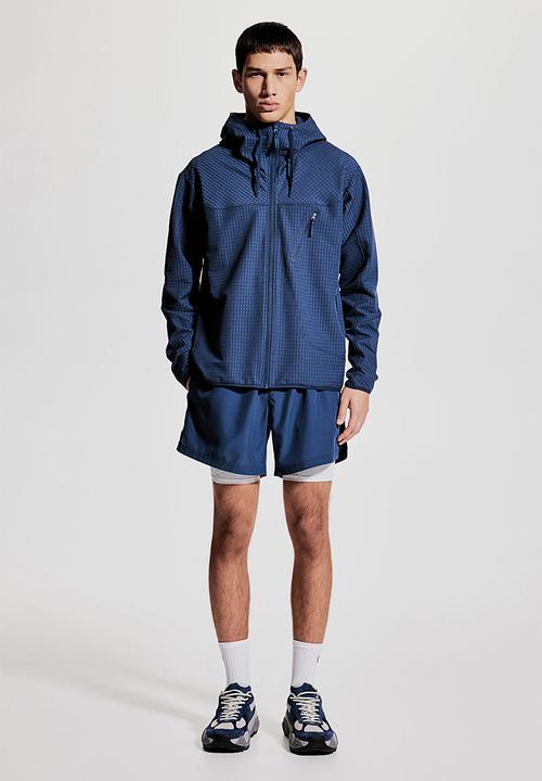 H&M - Regular fit mid layer jacket with drymove™ - navy blue