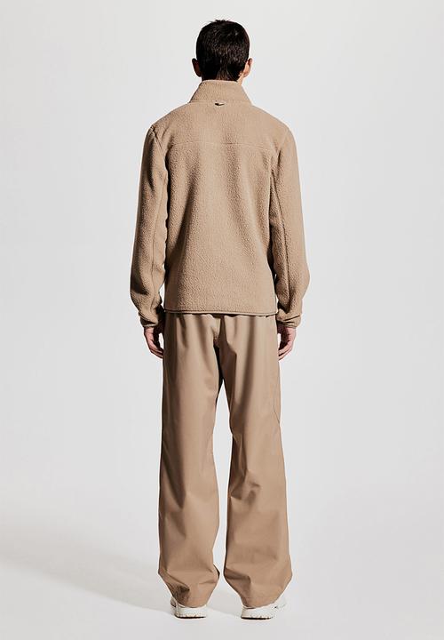 H&M - Regular fit teddy sports jacket - beige