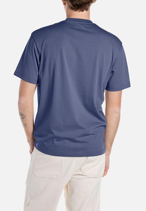 Replay - Replay Logo Tee - Medium Blue