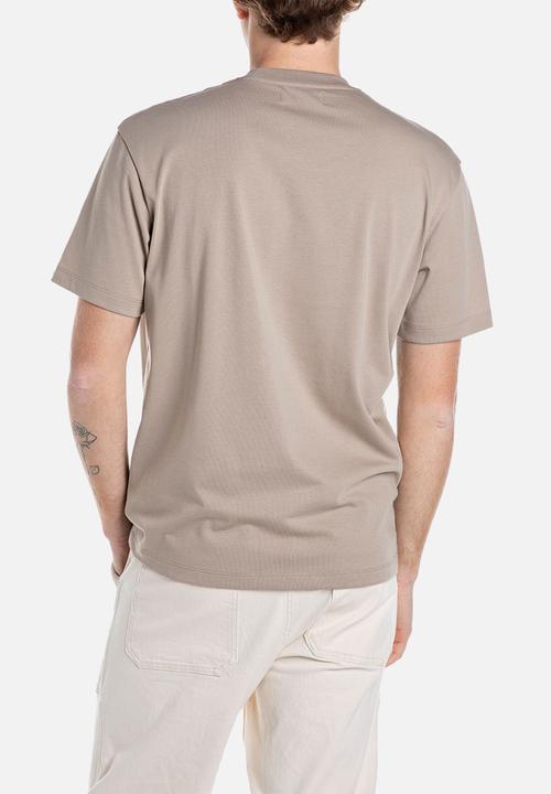 Replay - Replay Logo Tee - Stone
