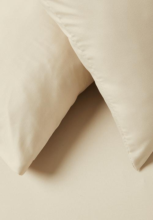 Sixth Floor - Recycled microfibre duvet set - Stone