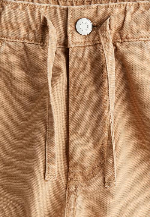 H&M - Canvas cargo trousers - beige