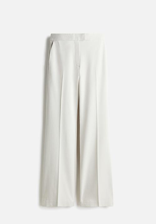 H&M - Bootcut trousers - light beige