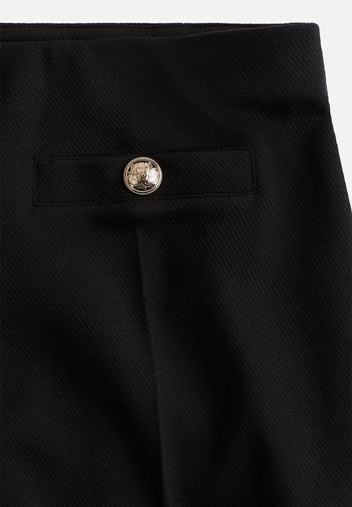 H&M - Wide trousers - black