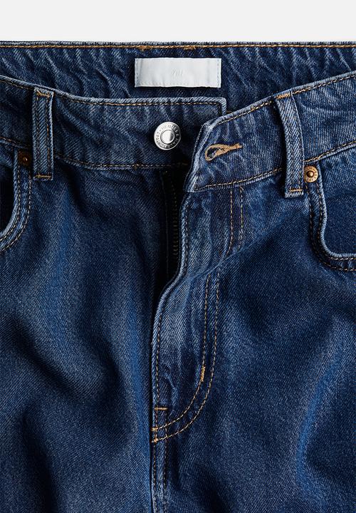 H&M - Wide high jeans - denim blue