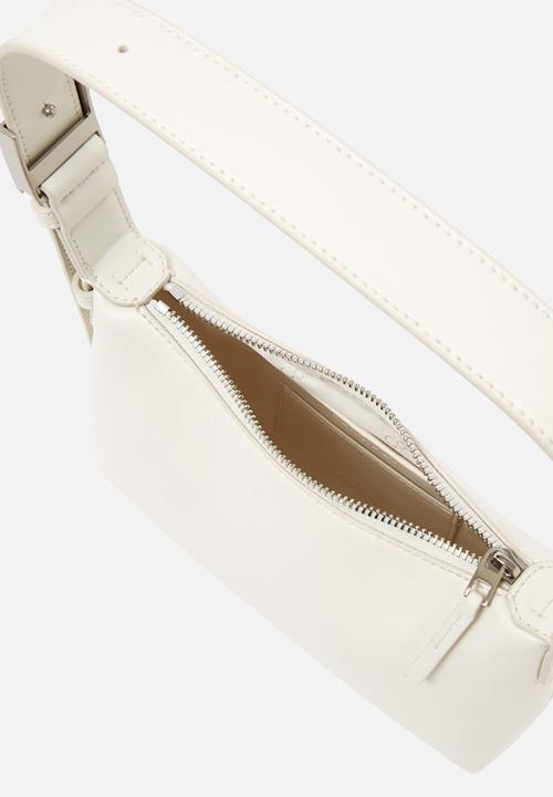 Calvin Klein - Hardware handle mini bag- chalk