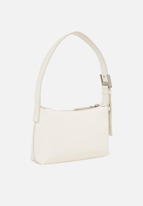 Calvin Klein - Hardware handle mini bag- chalk