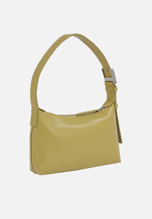 Calvin Klein - Hardware handle mini bag- avocado oil