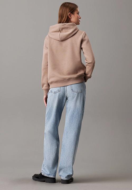 Calvin Klein - Monologo slim tee - taupe gray