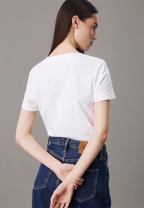Calvin Klein - Monologo slim tee - bright white