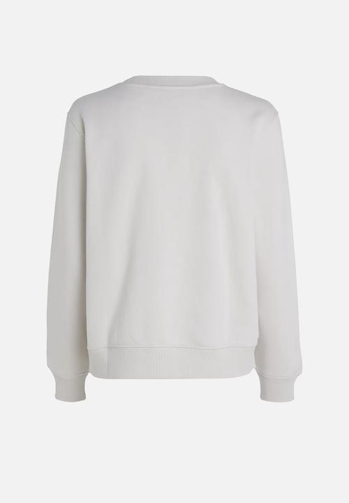 Calvin Klein - Institutional graphic crewneck - moonbeam