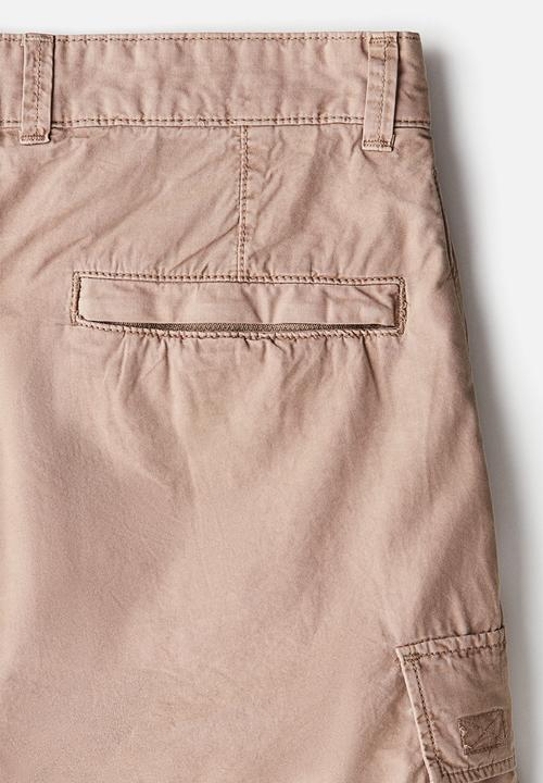 H&M - Relaxed fit cargo shorts - beige