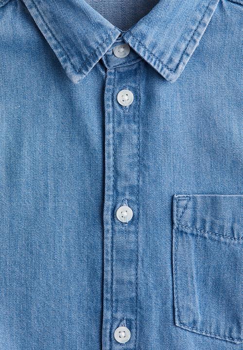 H&M - Cotton denim shirt - denim blue