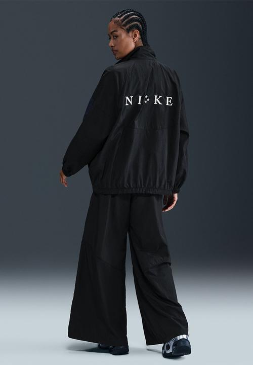 Nike - Nike Wide Leg Woven Pant - Black/Sail