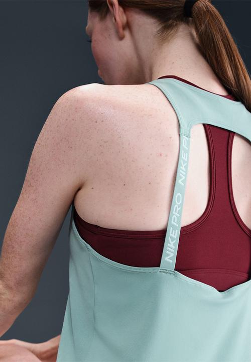 Nike - Nike Pro womens elastika tank - cannon/white
