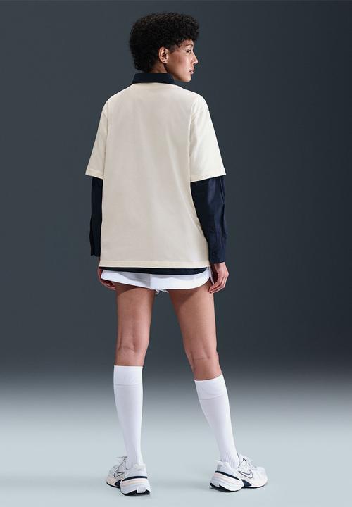 Nike - Nike womens Phoenix Fleece tee - pale ivory