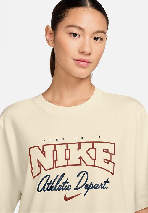 Nike - Nike womens Phoenix Fleece tee - pale ivory