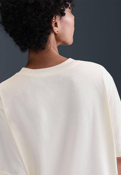 Nike - Nike womens Phoenix Fleece tee - pale ivory