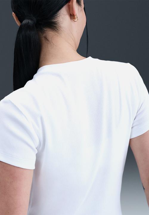 Nike - Nike womens rib tight tee - white