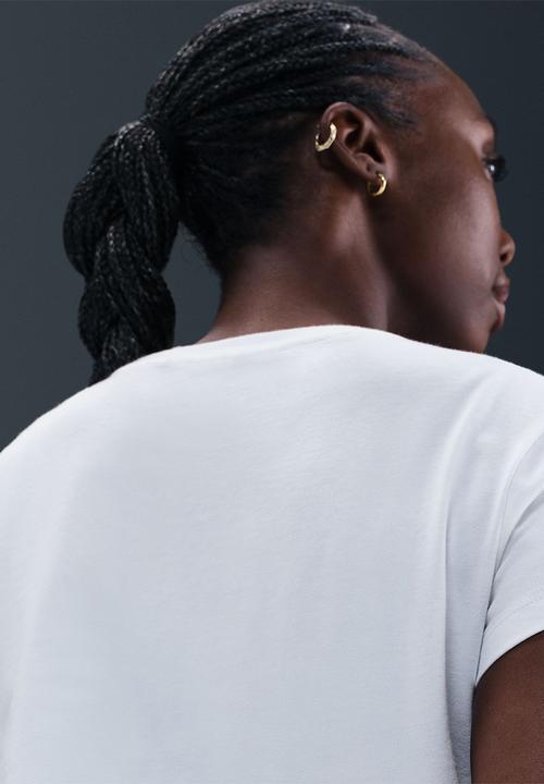 Nike - Nike womens club tee - white/black