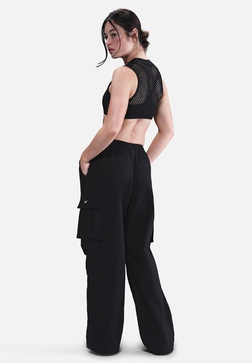 Nike womens street woven cargo pant - black/sail