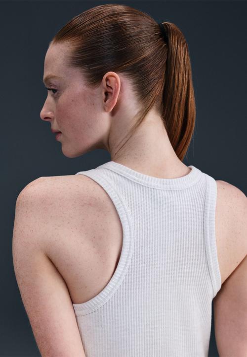 Nike - Nike womens chill knits tank dress - birch heather/black