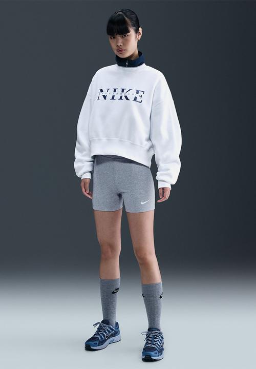 Nike - Nike womens classic shorts - dk grey heather/sail