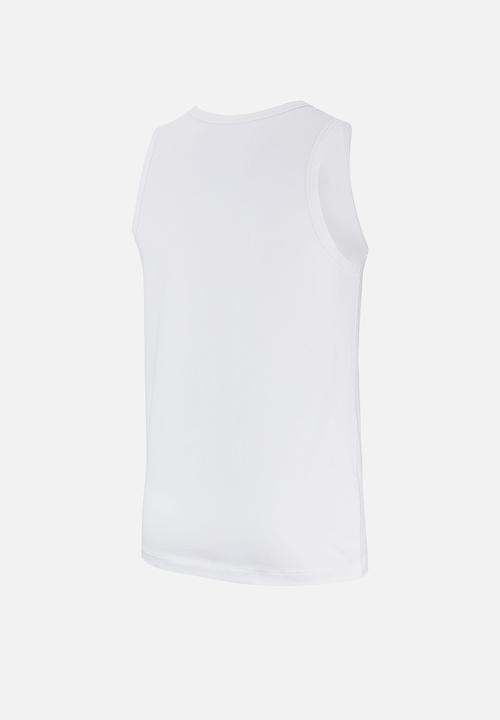 Nike - NSW Club Tank Top - White/Black