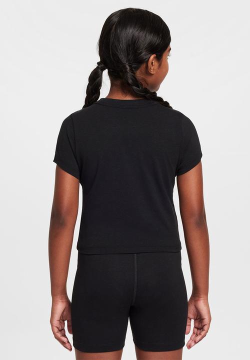 Nike - Girls Nike Sportswear Slim Fit Mod Crop Tee