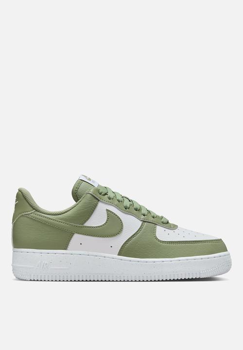 nike air force one green and white