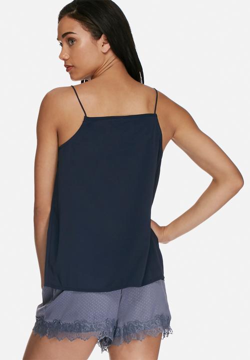 Vero Moda - Lila lace cami