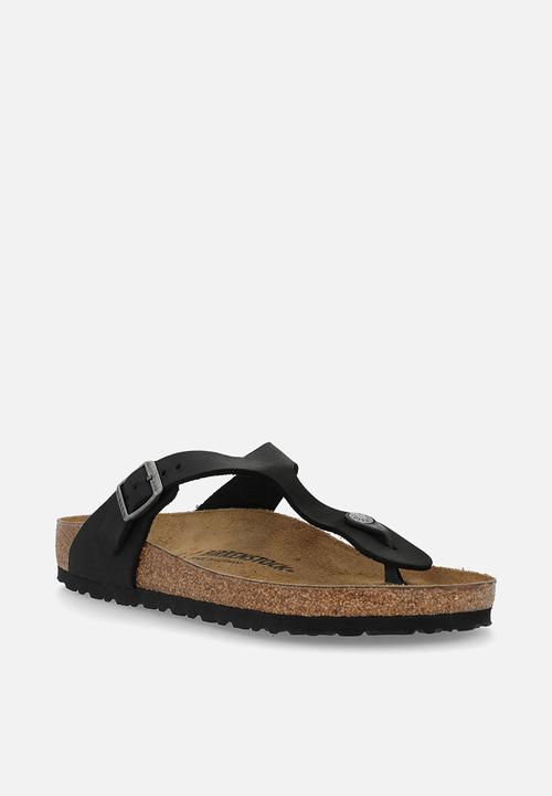 Birkenstock - Gizeh bs oiled leather - black