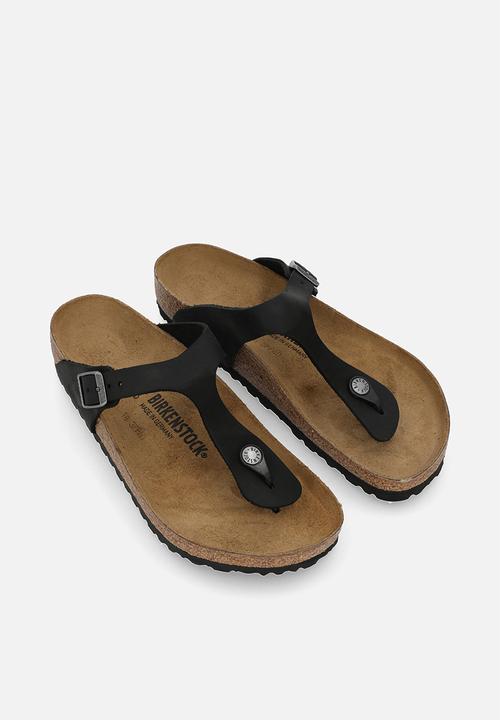 Birkenstock - Gizeh bs oiled leather - black
