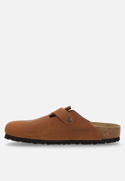 Birkenstock - Boston narrow BS oiled leather - cognac