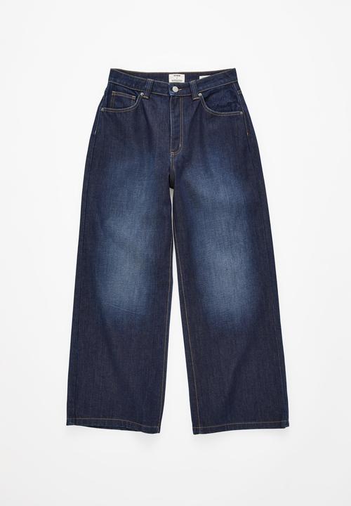 Cotton On - Low super baggy jean - star/blue