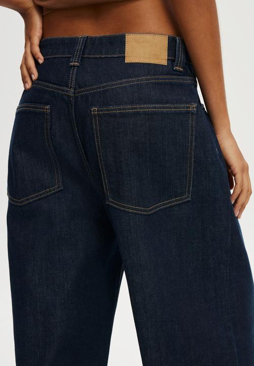 Cotton On - Low super baggy jean - star/blue